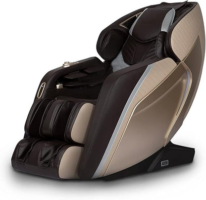 Relaxo USA 3D Massage Chair | Full Body SL-Track Zero Gravity Recliner with Heat & Foot Roller (Taupe)