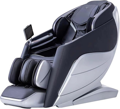 Relaxo USA 4D Massage Chair | Full Body Zero Gravity Recliner with SL Track, Yoga Stretch & App Control (Beige)