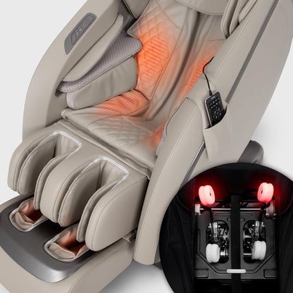 Zero Gravity 3D Massage Chair | Full Body Recliner with Heat & SL Track | Space-Saving