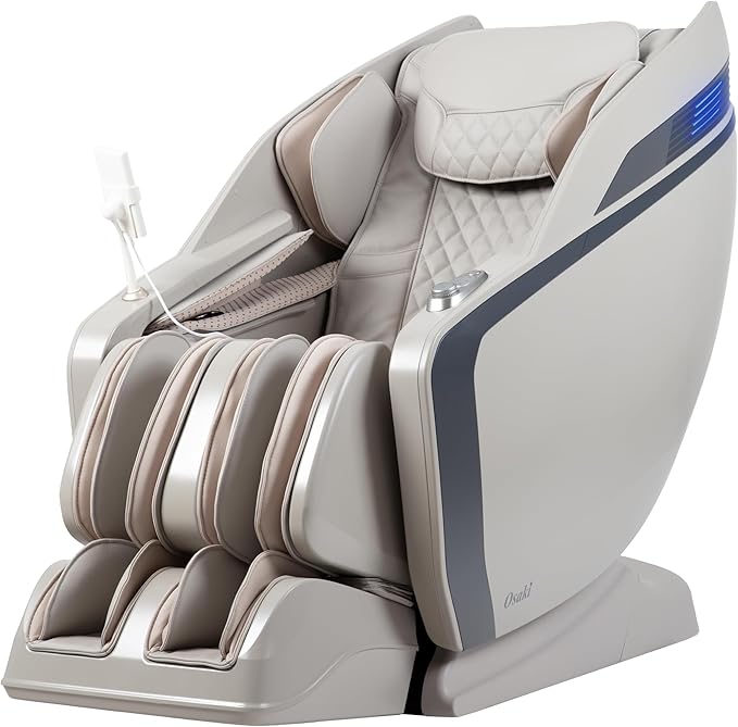 Relaxo USA 3D Massage Chair | Zero Gravity SL-Track Recliner with Bluetooth & Auto Programs (Black)