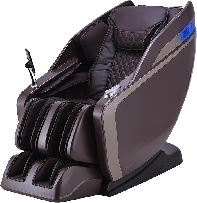 Relaxo USA 3D Massage Chair | Zero Gravity SL-Track Recliner with Bluetooth & Auto Programs (Black)