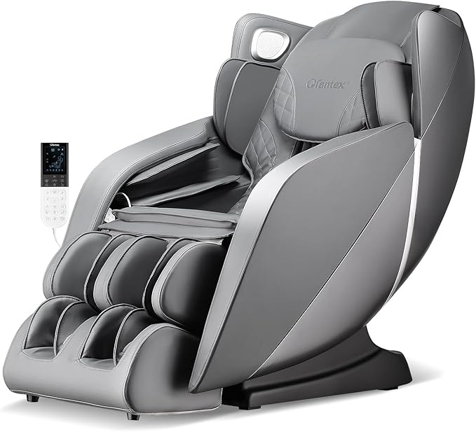 Relaxo USA Full Body Massage Chair | Zero Gravity SL Track Recliner with Heat, Bluetooth & Voice Control